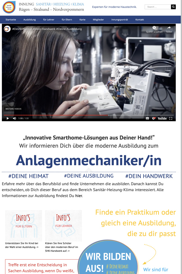 SHK Anlagenmechaniker Video